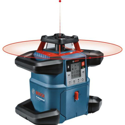 Фото 1- Ротаційний лазерний нівелір Bosch GRL 600 CHV 