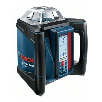 Фото 1- Ротаційний лазерний нівелір Bosch GRL 500 H + LR 50 Professional