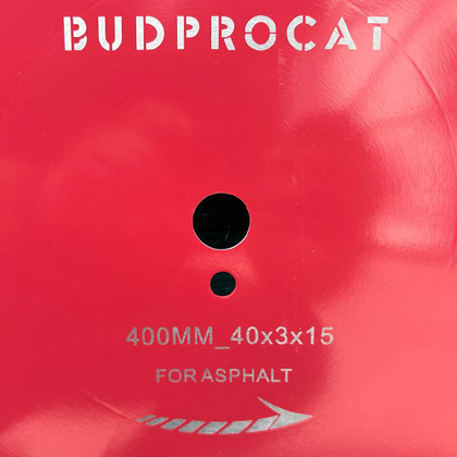 Фото 1- Алмазний диск 400 мм для різки асфальту BudPro