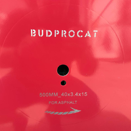 Фото 1- Алмазний диск 500 мм для різки асфальту BudPro