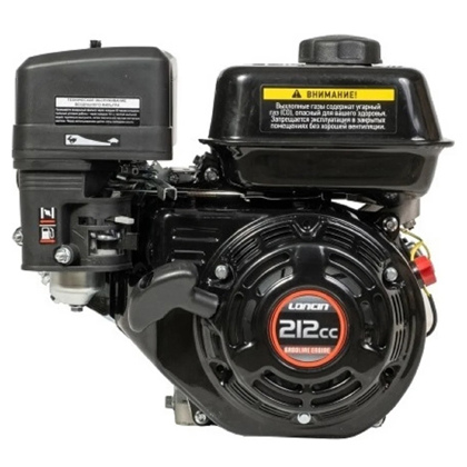 Фото 1- Бензиновий двигун Loncin LC 170F-2, 7,0 к.с., вал 19 мм шпонковий